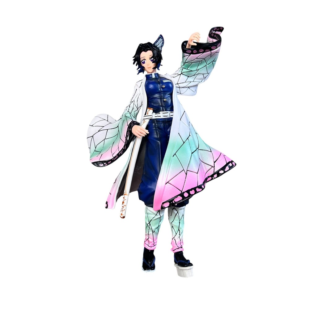 Demon Slayer Shinobu Kocho Figure Insect Hashira Anime Collectible 8 inch